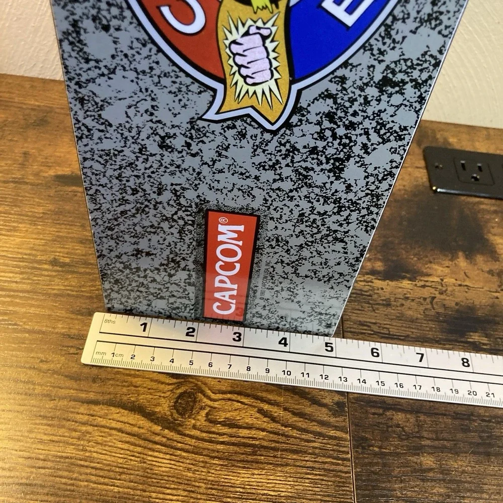 Street Fighter II 2 Champion Wood‎ Mounted Standing Arcade Marquee 17.5x5x2